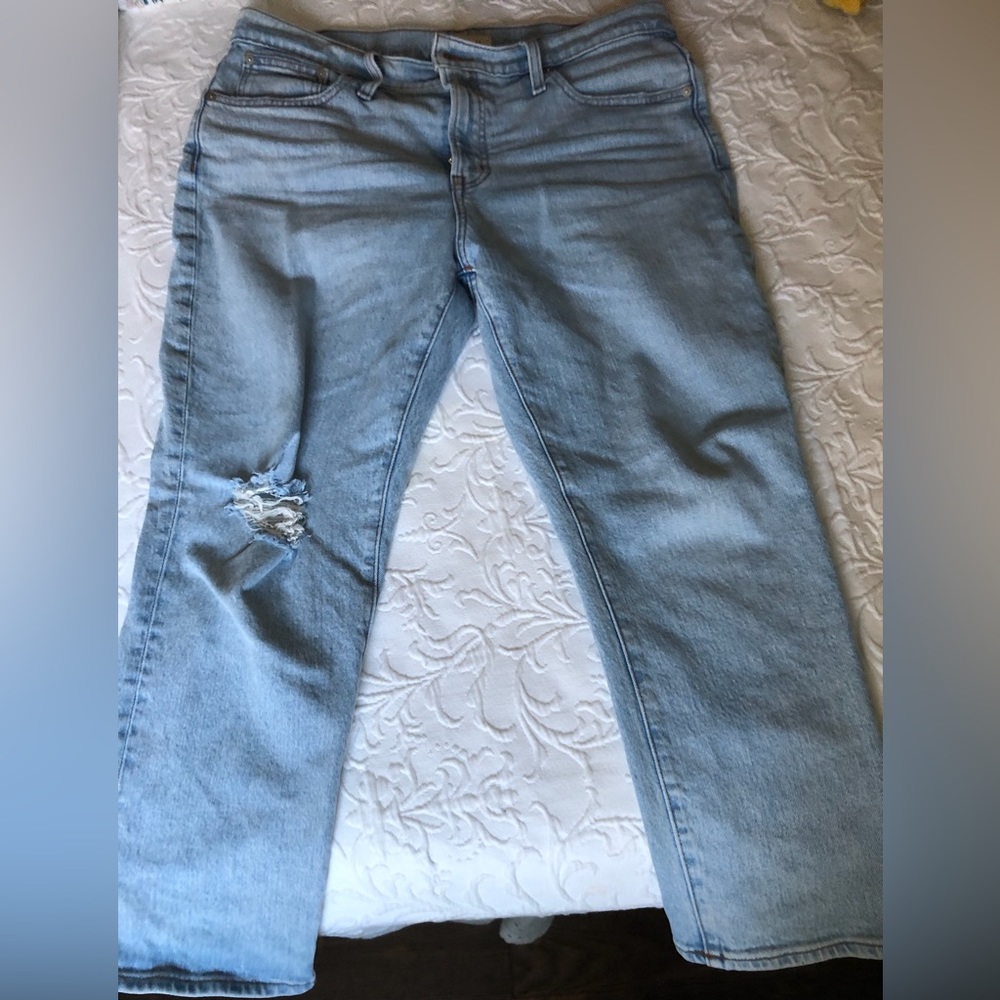 Madewell the perfect vintage cropped Jean 31 petite